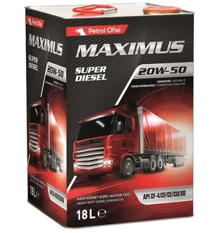 Petrol Ofisi Maximus Super Dizel 20W/50 18 Litre